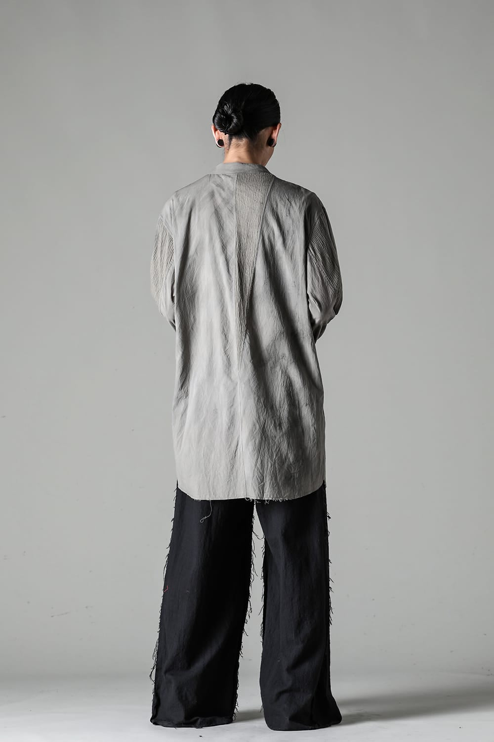 Hand Dyed Rawing Wide Legs Trouser