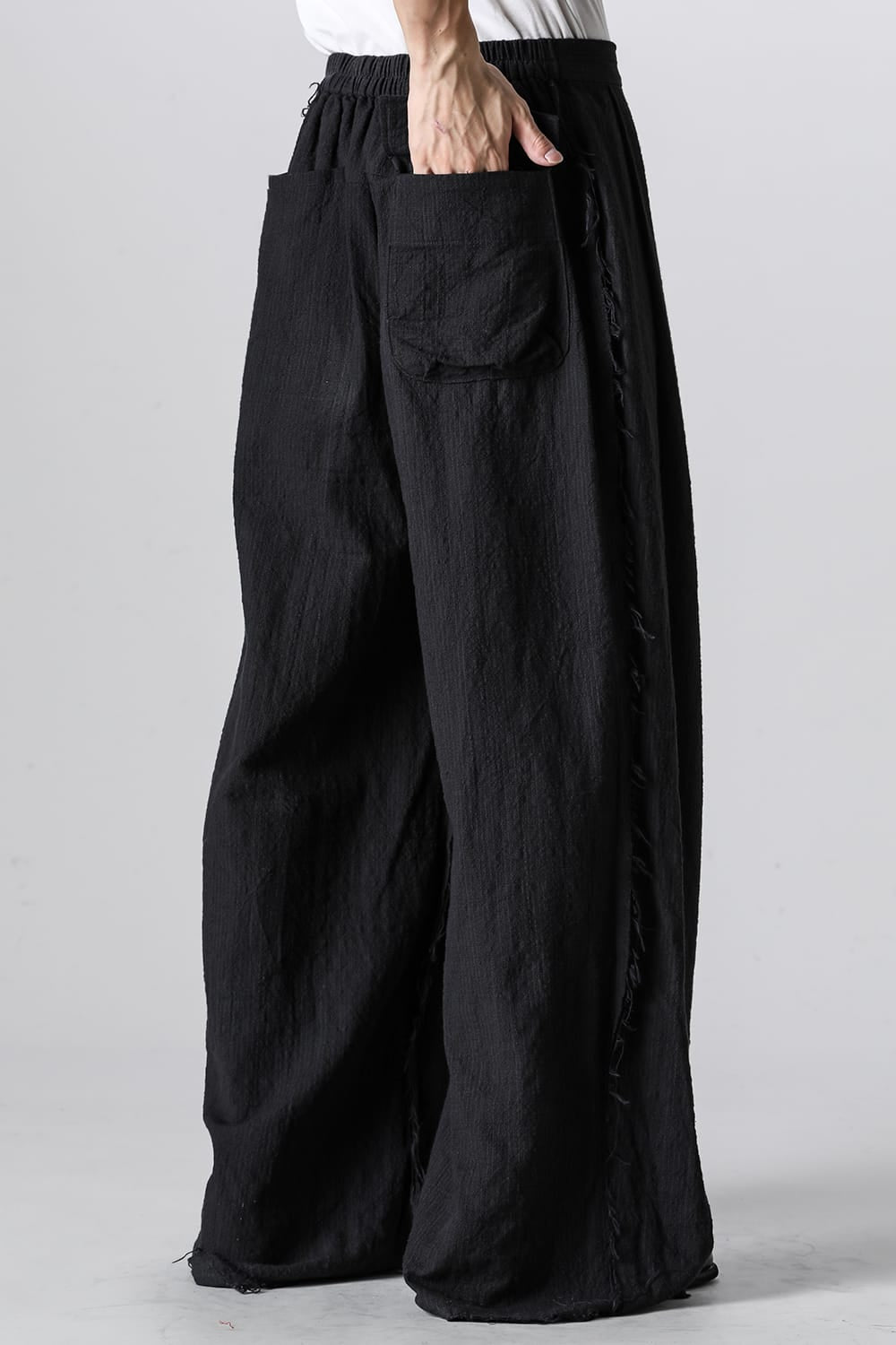 Hand Dyed Rawing Wide Legs Trouser