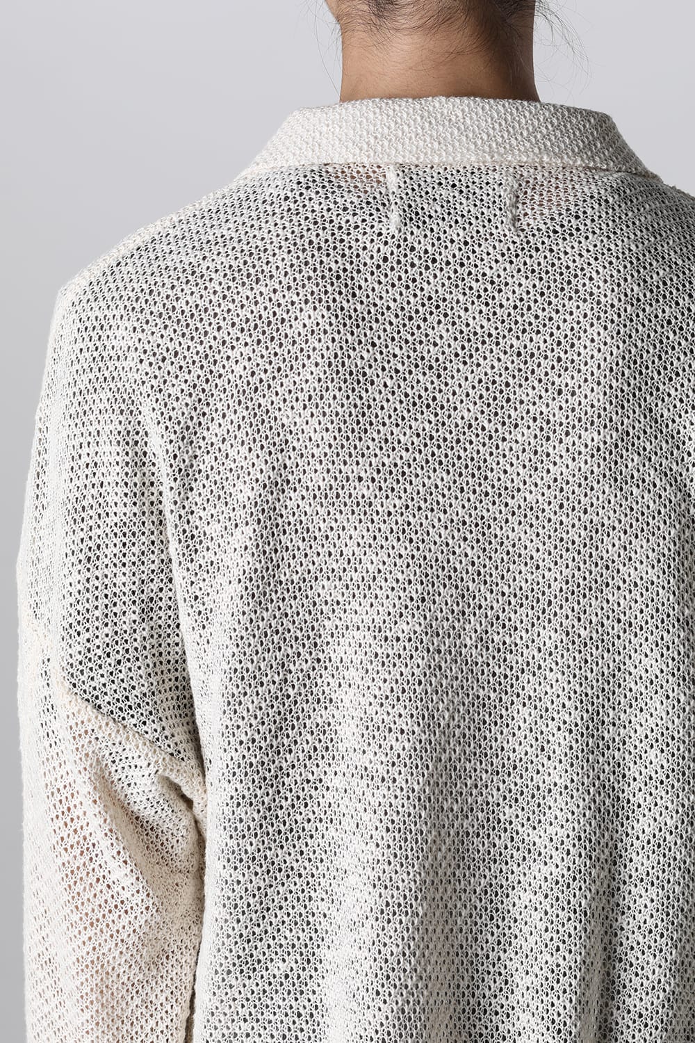 ロングスリーブ モーダントダイ ニットシャツ