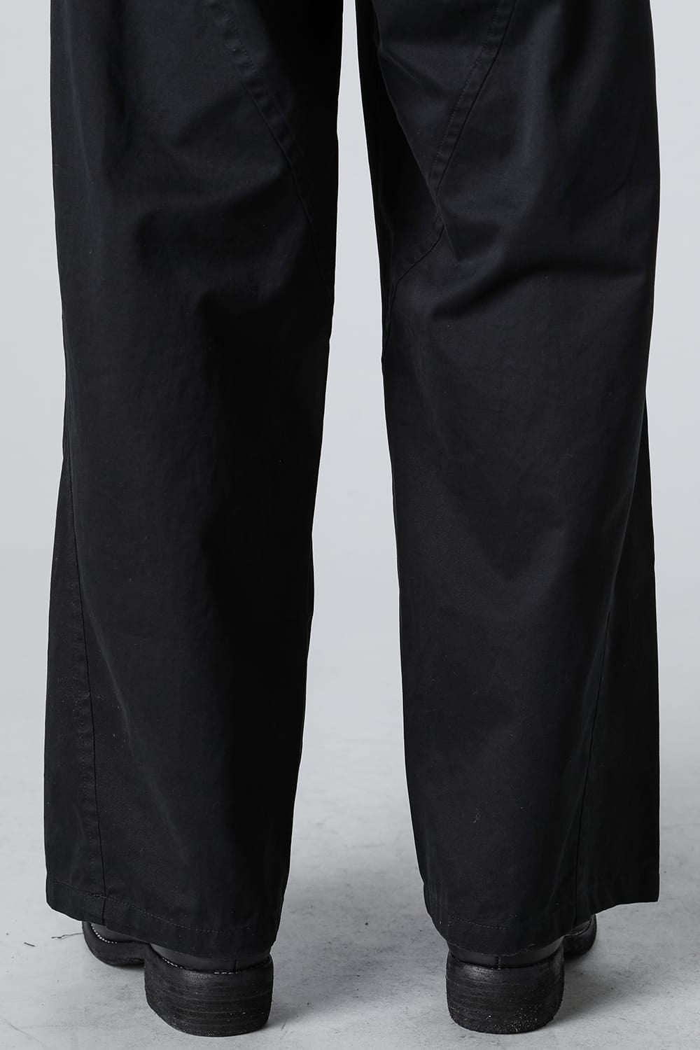 Flap Trousers Pure Dyed Cotton