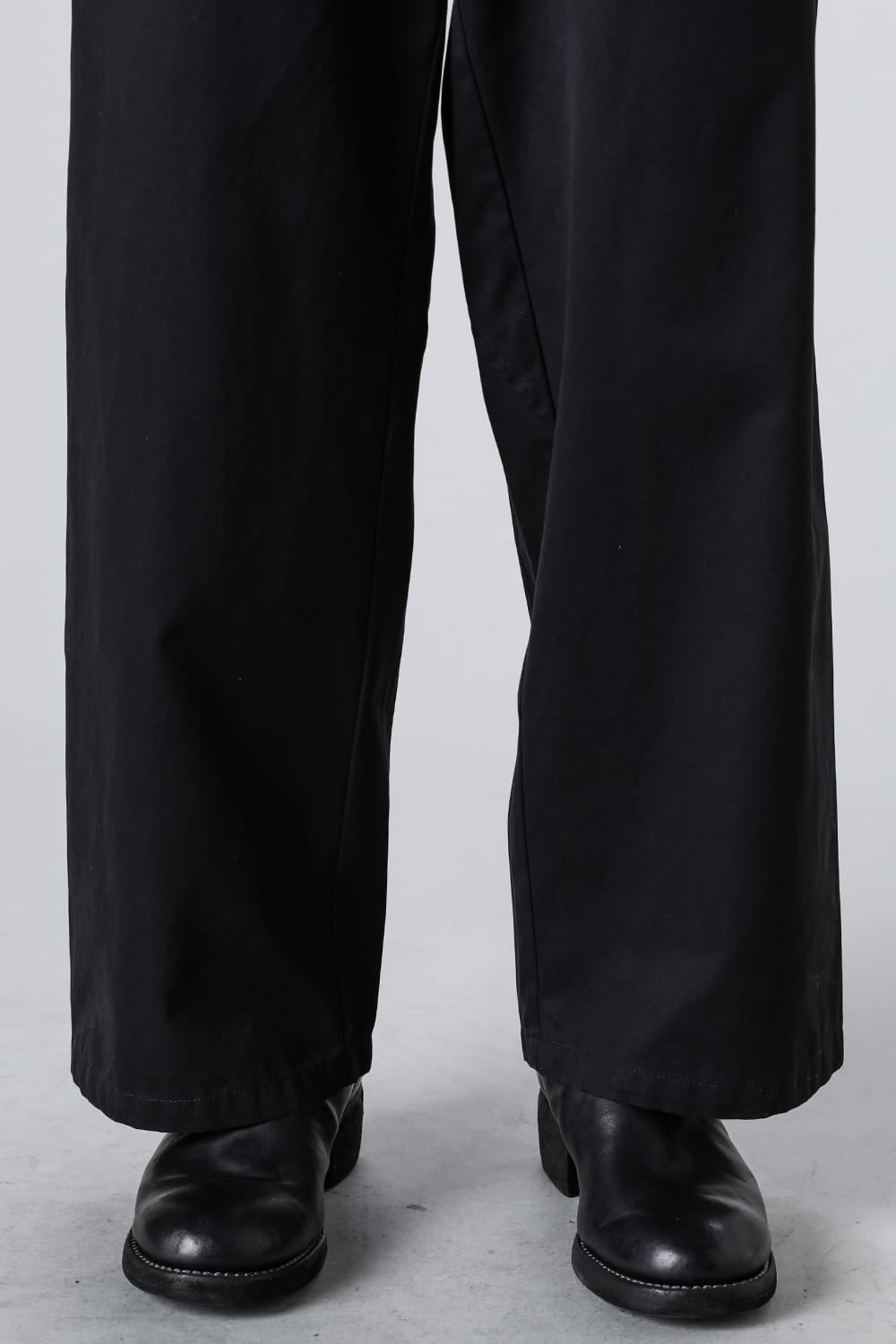 Flap Trousers Pure Dyed Cotton
