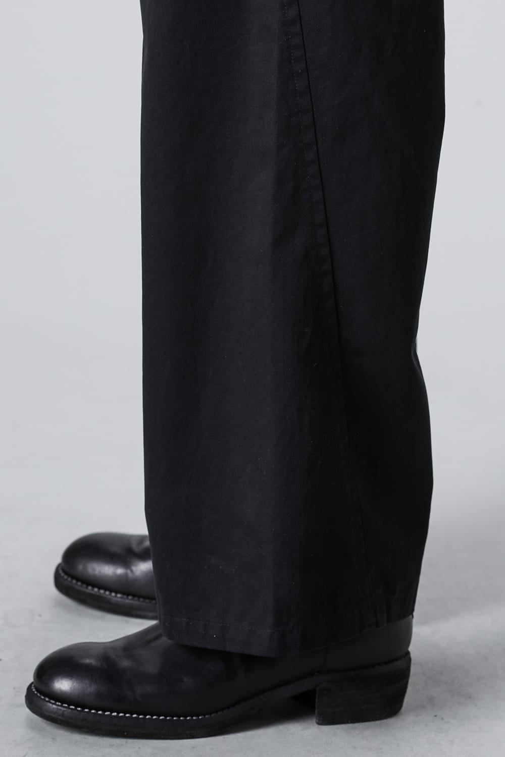 Flap Trousers Pure Dyed Cotton