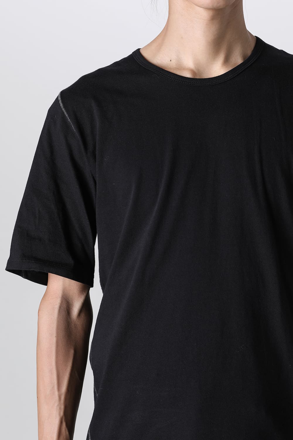 30/- Soft Cotton Jersey Short Sleeve T-Shirt Black