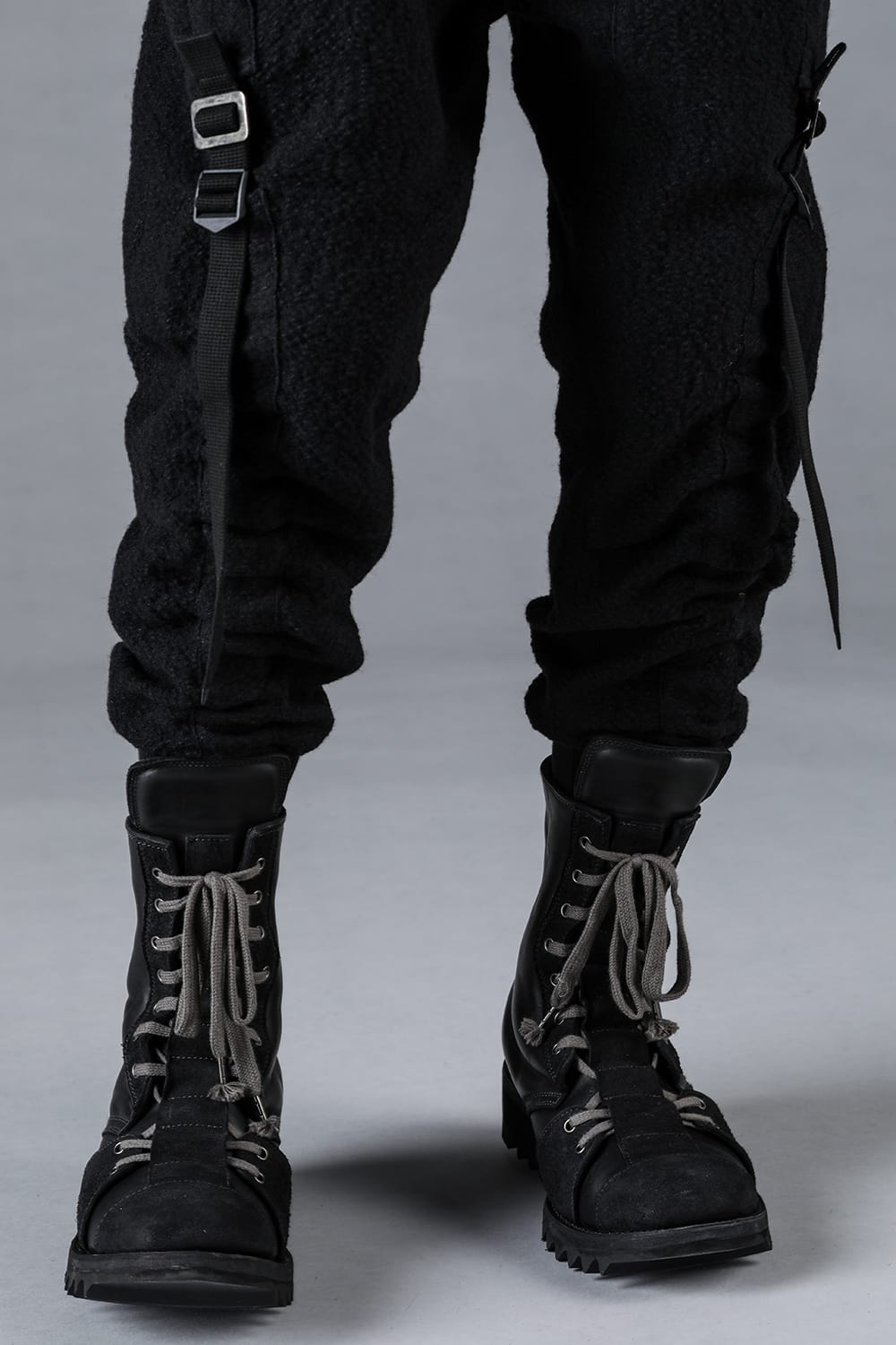 Dimple W×L×C Belt Adjust Wide Jog Pants