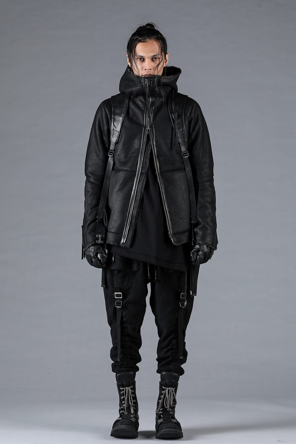 Dimple W×L×C Belt Adjust Wide Jog Pants