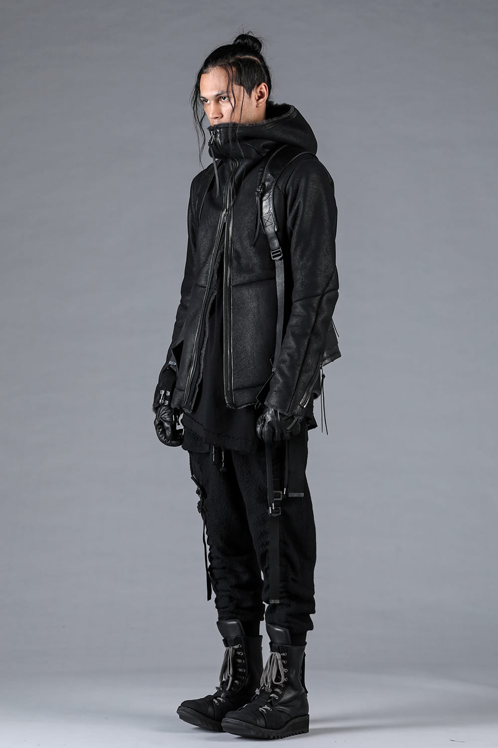 Dimple W×L×C Belt Adjust Wide Jog Pants