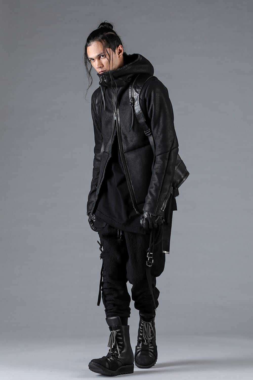 Dimple W×L×C Belt Adjust Wide Jog Pants