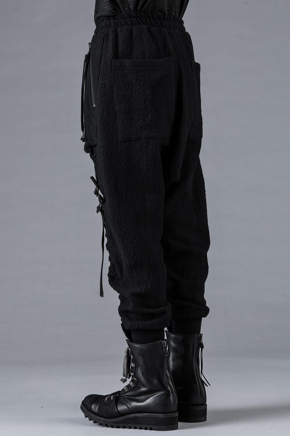 Dimple W×L×C Belt Adjust Wide Jog Pants