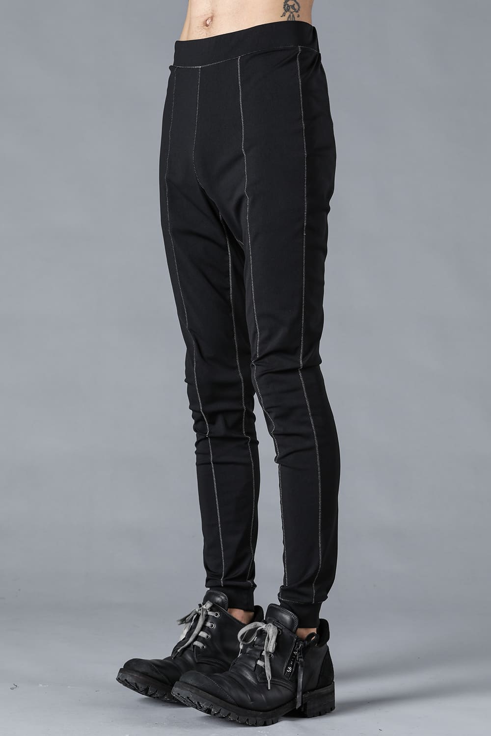 Bomber Heat Overlock Leggings Charcoal×Black