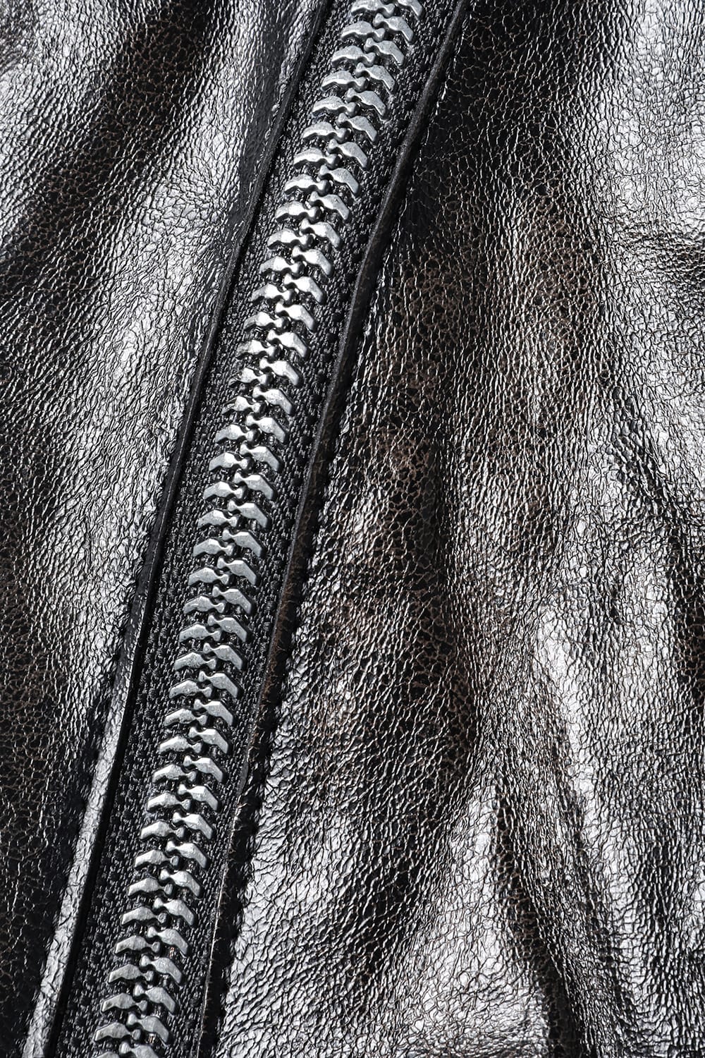 Horse Leather Zip Glove Charcoal