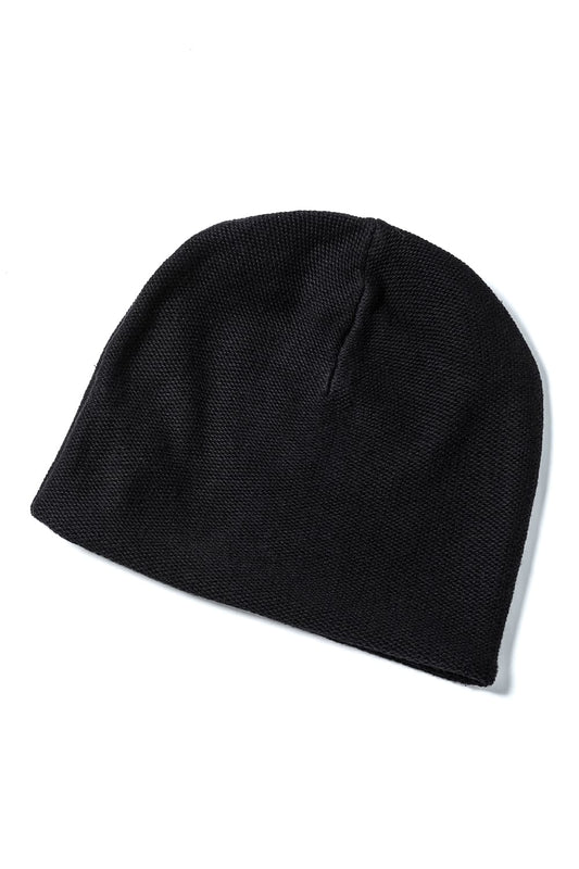 Knit cap cotton / cashmere Black