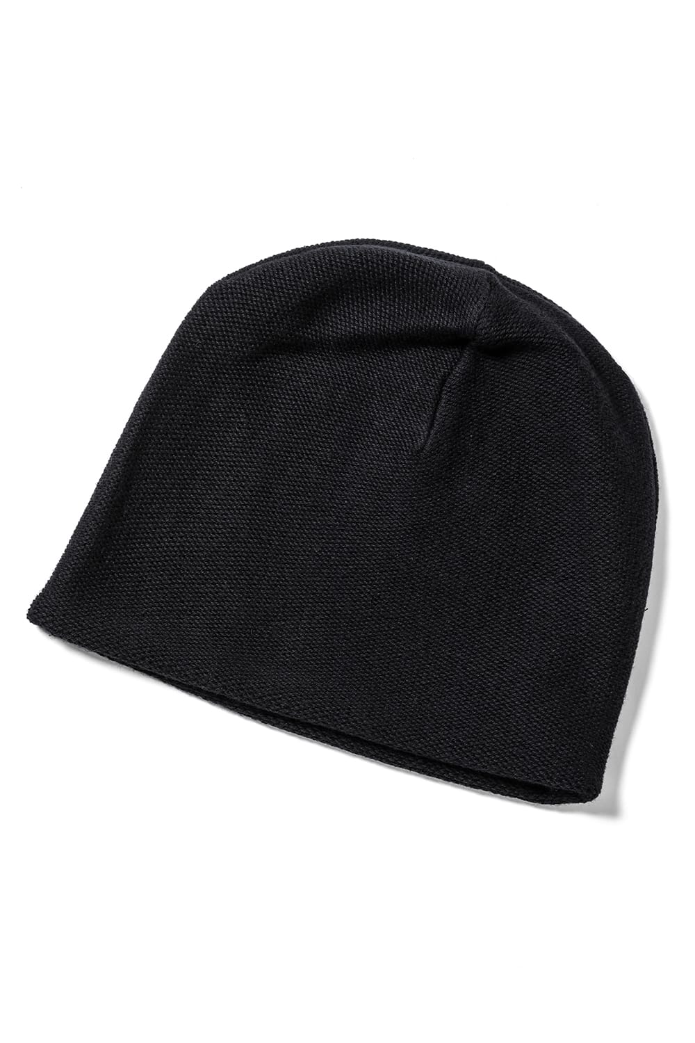 Knit cap cotton / cashmere Black