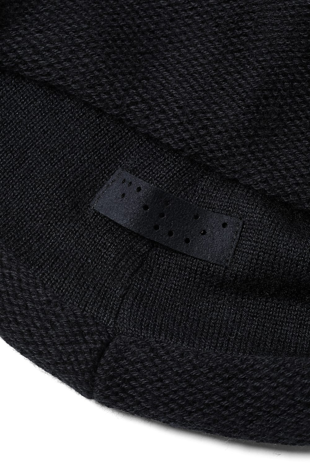 Knit cap cotton / cashmere Black