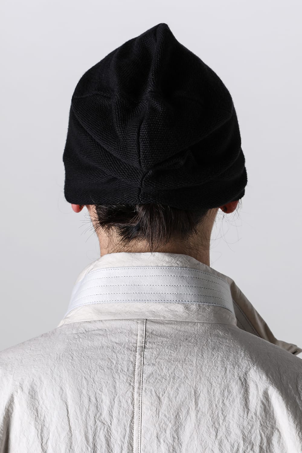 Knit cap cotton / cashmere Black