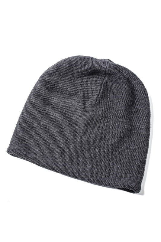 Knit cap cotton / cashmere Charcoal