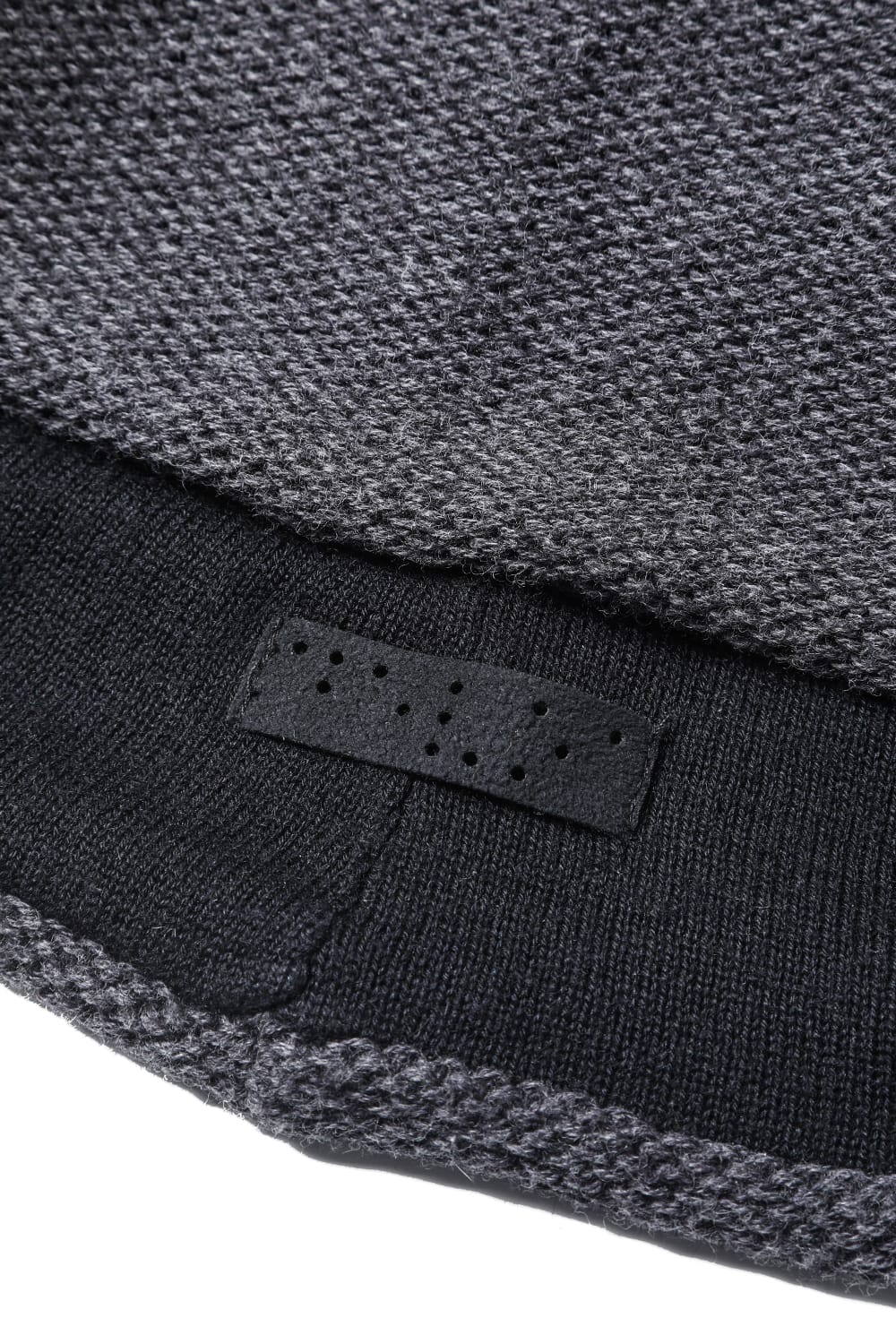 Knit cap cotton / cashmere Charcoal