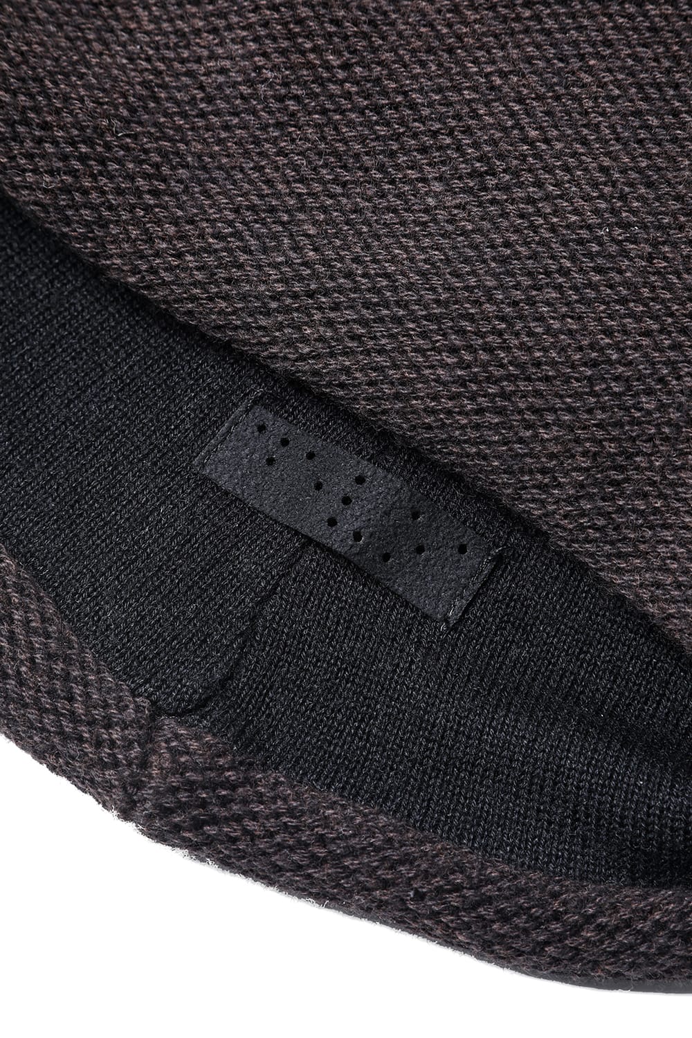 Knit cap cotton / cashmere Chocolate