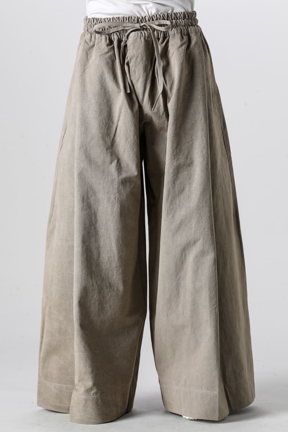 TROUSERS#77 Coffee Binchotan Fine Canvas