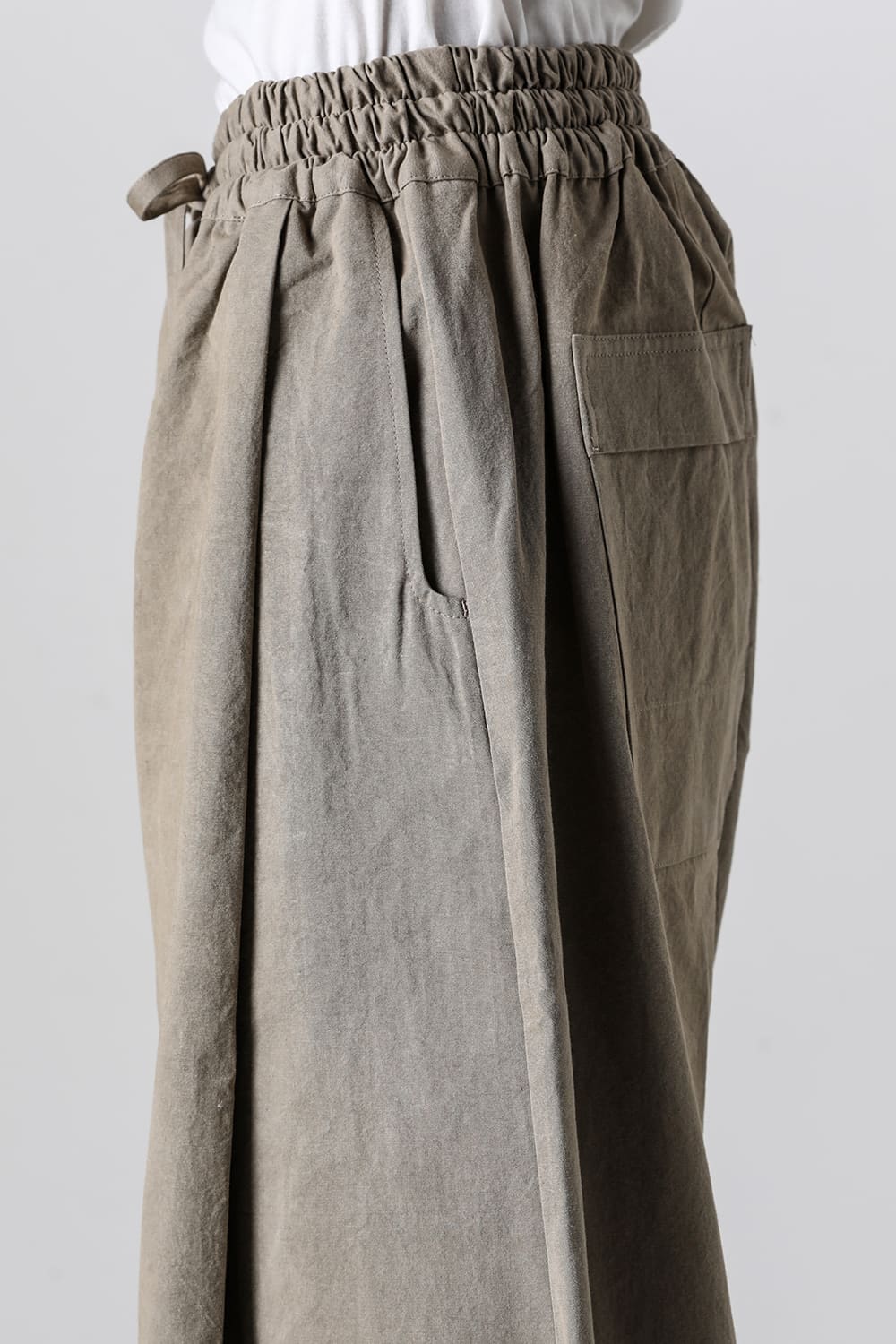 TROUSERS#77 Coffee Binchotan Fine Canvas