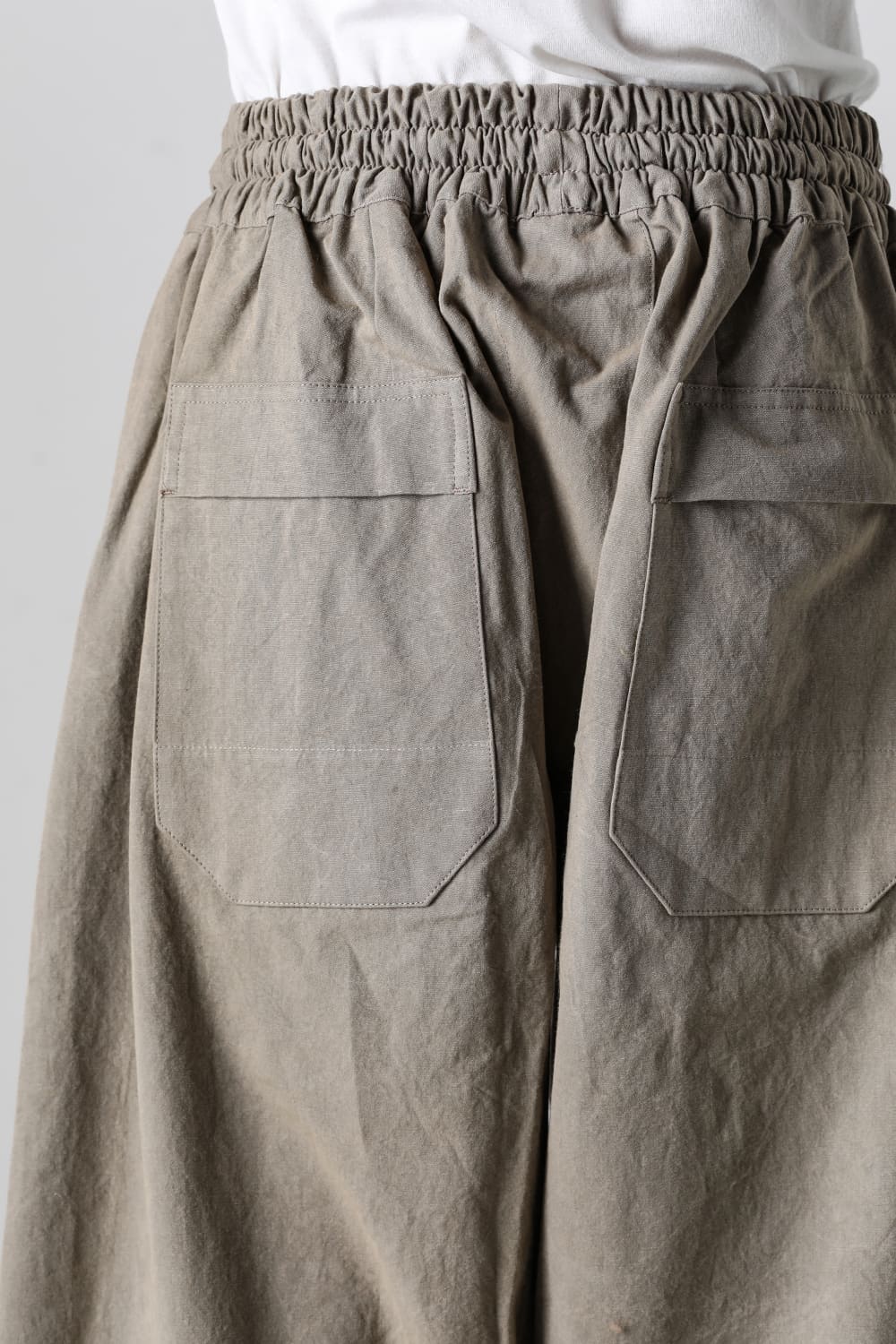 TROUSERS#77 Coffee Binchotan Fine Canvas