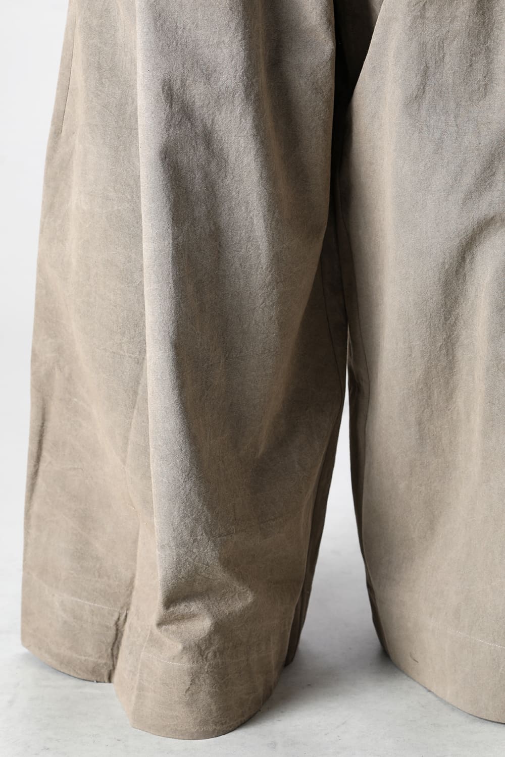 TROUSERS#77 Coffee Binchotan Fine Canvas