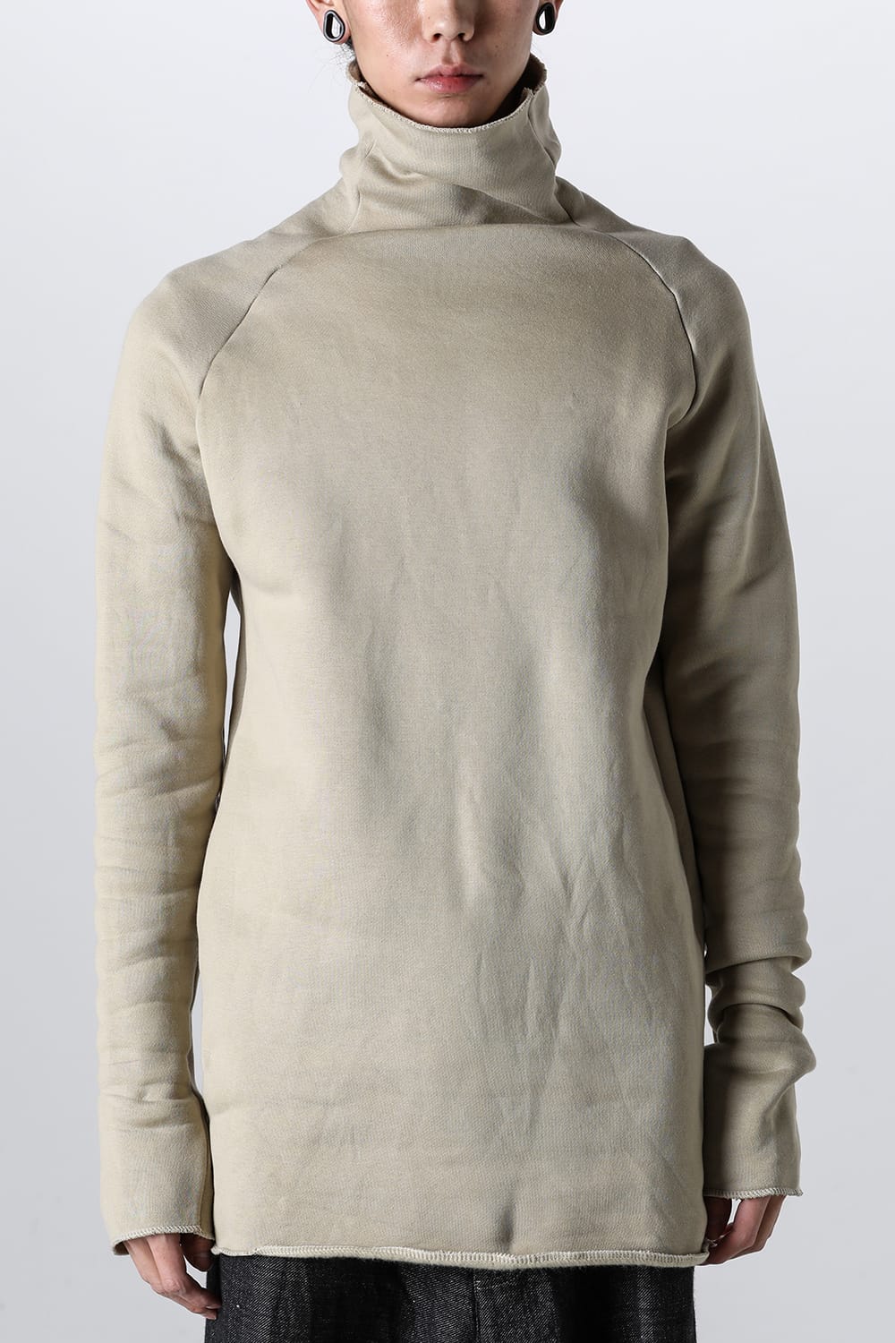 Fleece lining Cottton Bottle Neck Beige