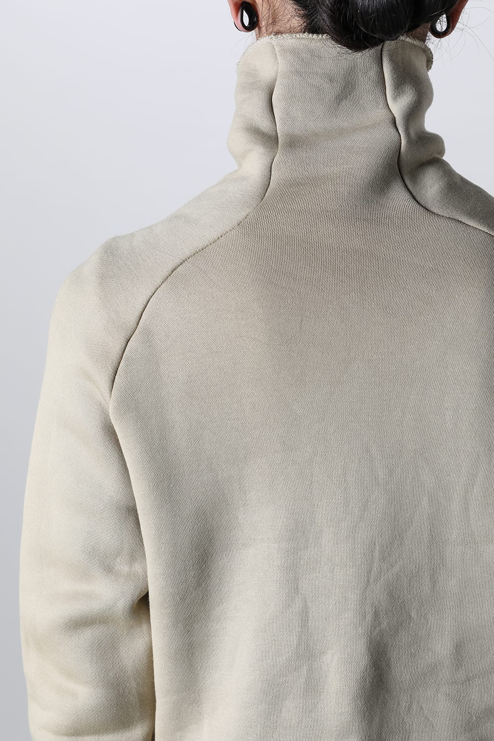 Fleece lining Cottton Bottle Neck Beige