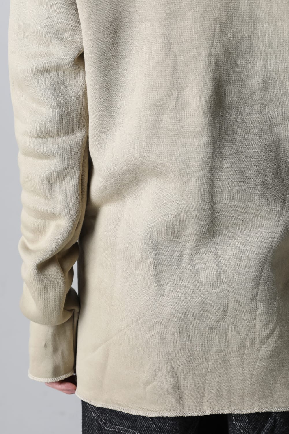 Fleece lining Cottton Bottle Neck Beige