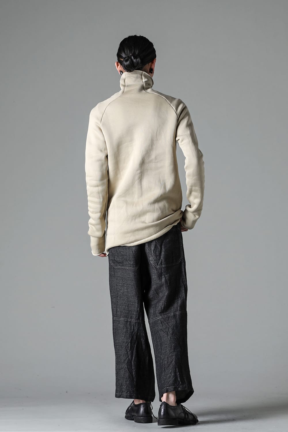 Fleece lining Cottton Bottle Neck Beige