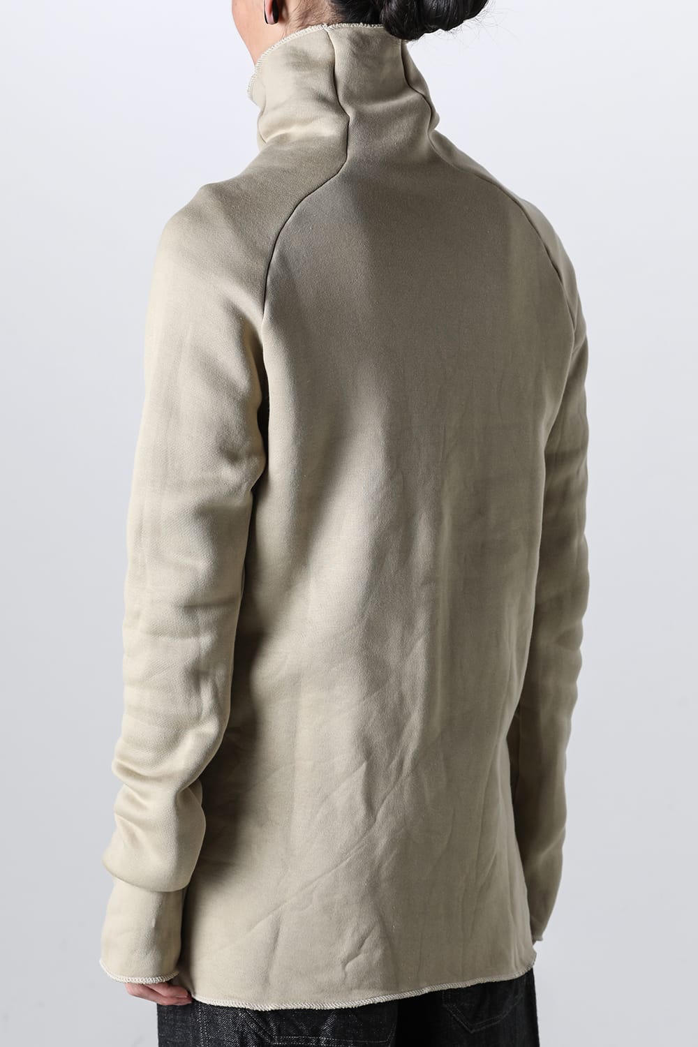 Fleece lining Cottton Bottle Neck Beige