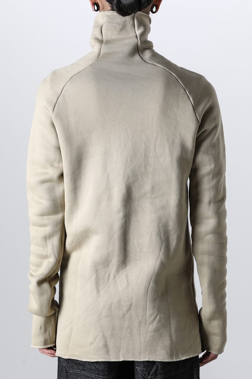 Fleece lining Cottton Bottle Neck Beige