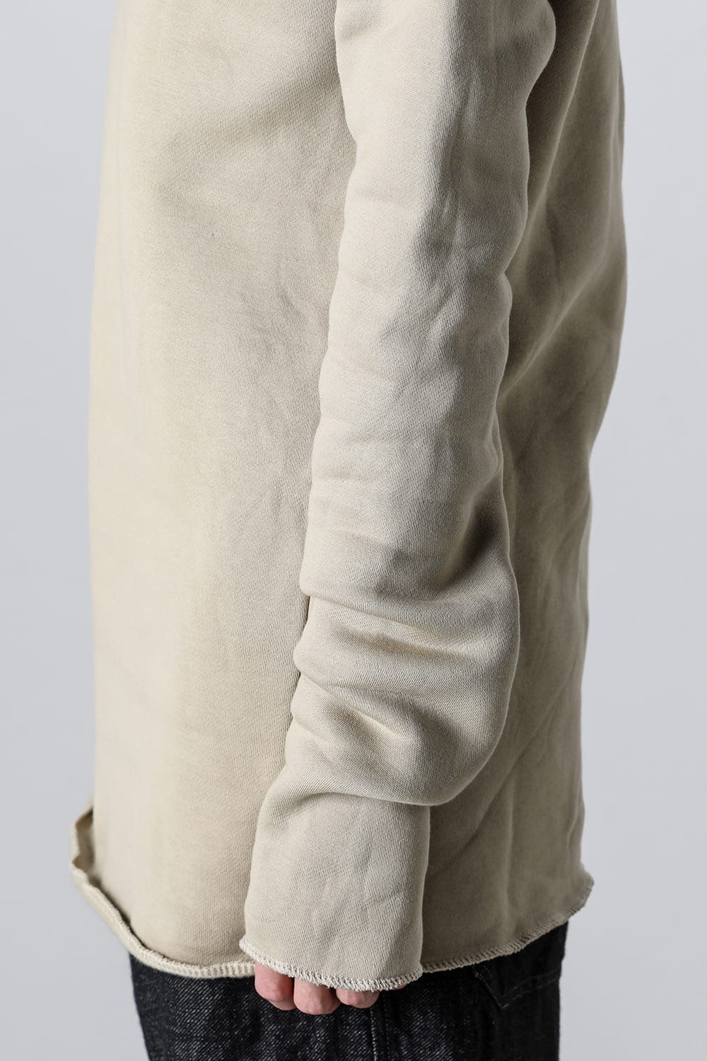 Fleece lining Cottton Bottle Neck Beige