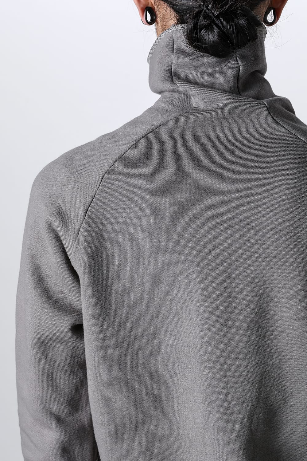 Fleece lining Cottton Bottle Neck Grey