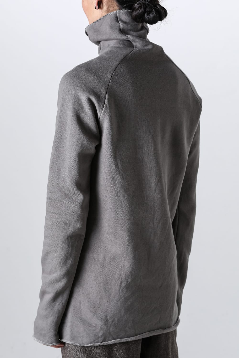 Fleece lining Cottton Bottle Neck Grey