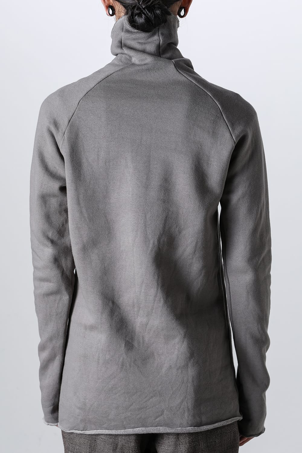 Fleece lining Cottton Bottle Neck Grey