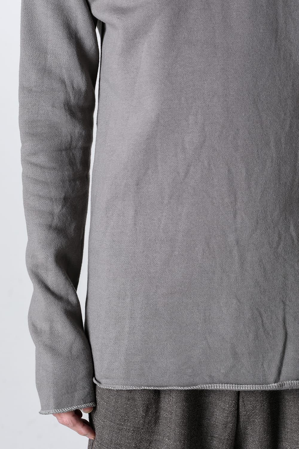 Fleece lining Cottton Bottle Neck Grey