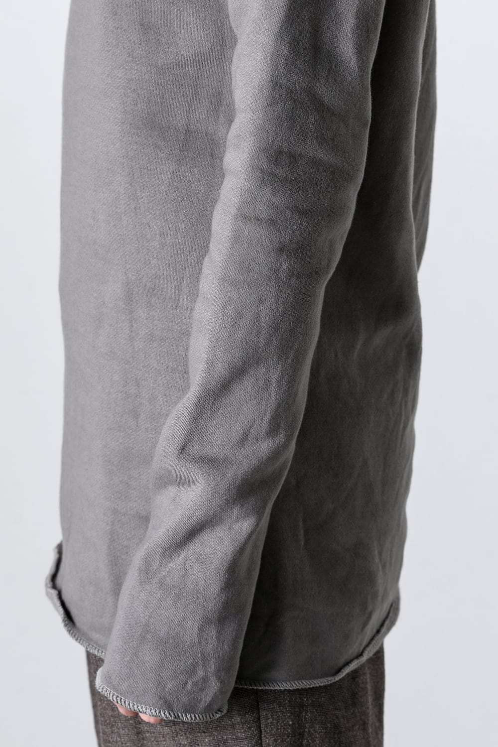 Fleece lining Cottton Bottle Neck Grey