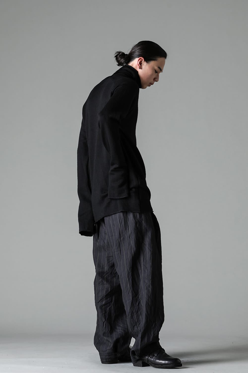 Fleece Wool Bottle Neck Black