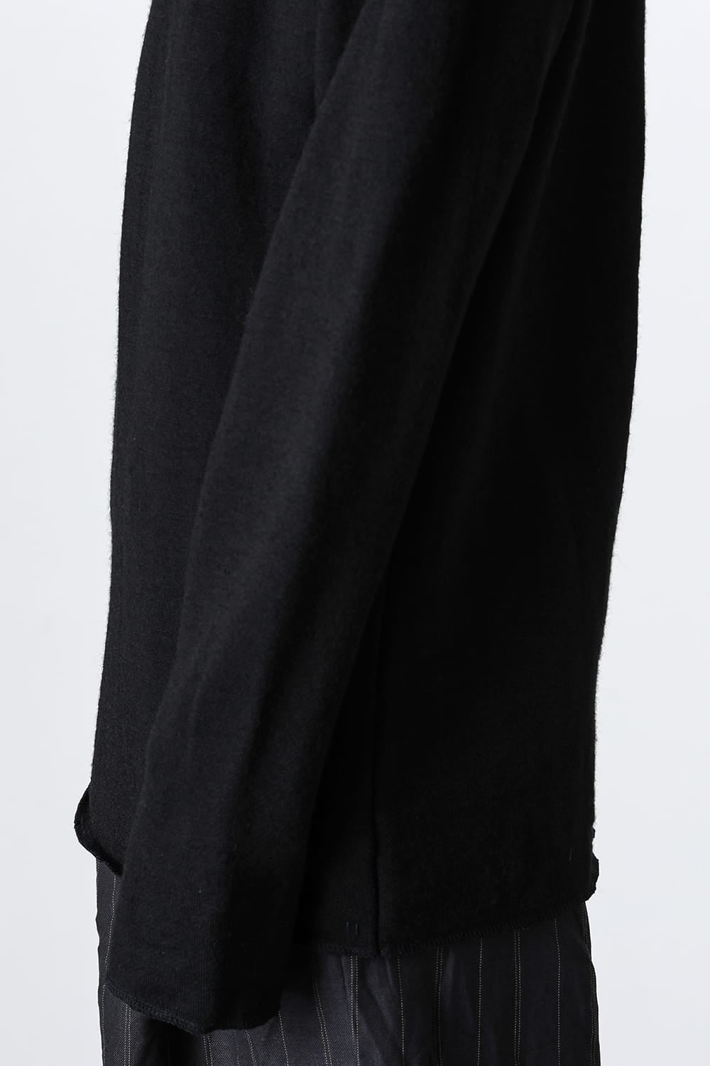 Fleece Wool Bottle Neck Black