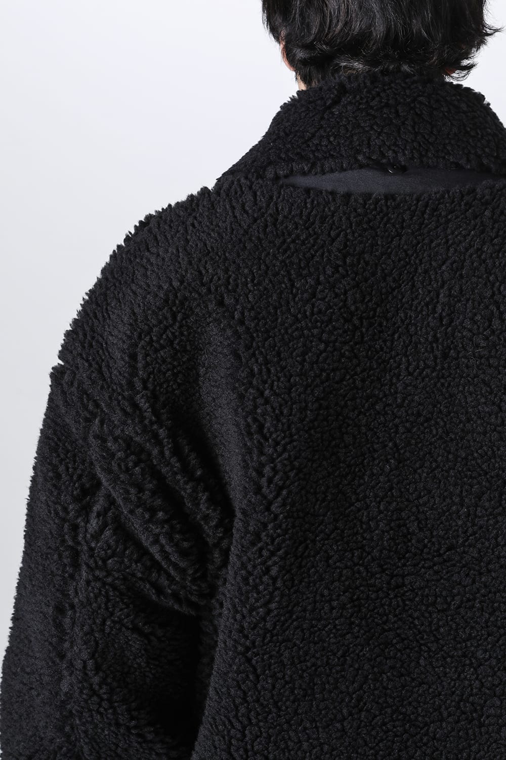 リバーシブル ボア ジャケット