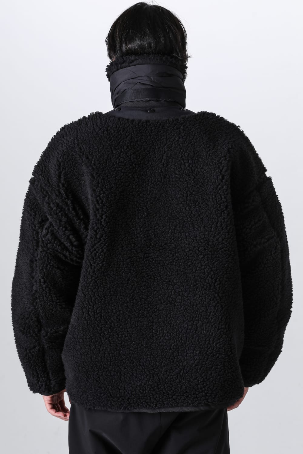 リバーシブル ボア ジャケット