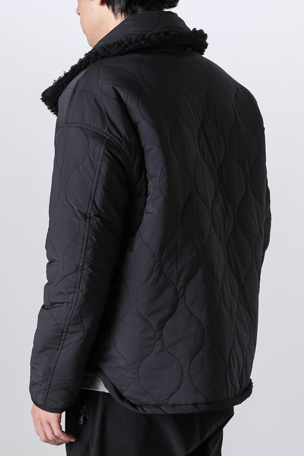 リバーシブル ボア ジャケット