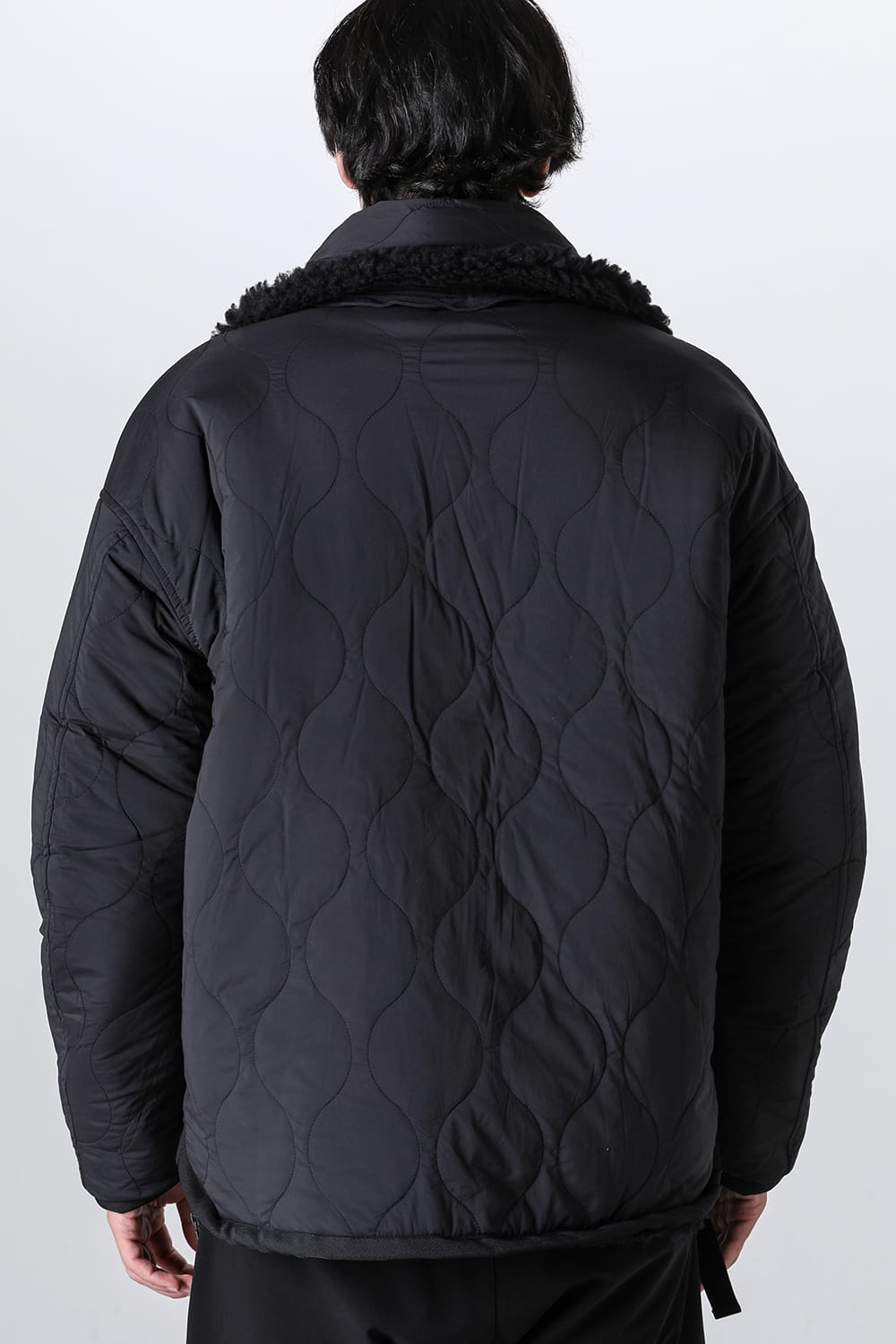 リバーシブル ボア ジャケット