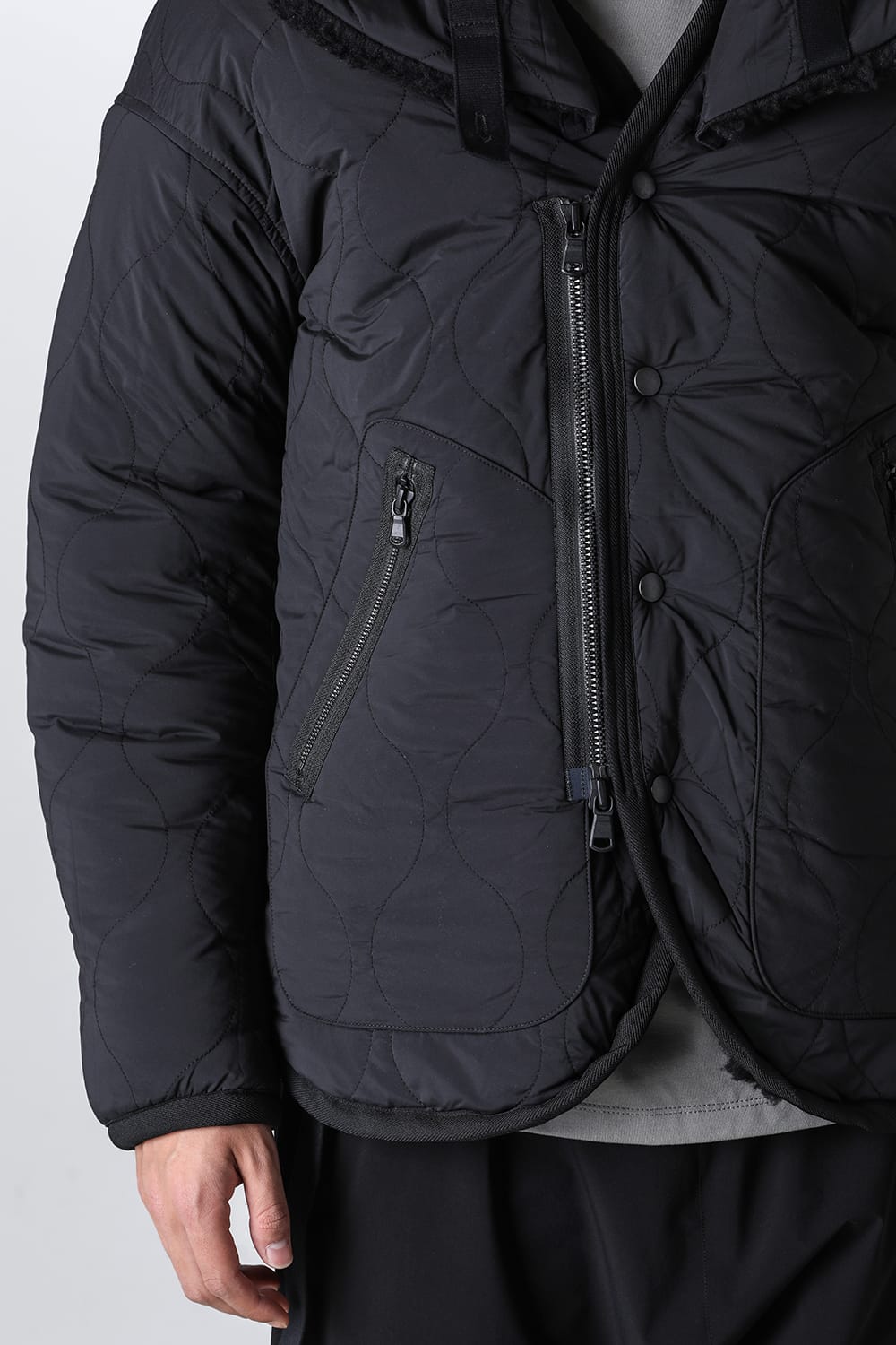 リバーシブル ボア ジャケット