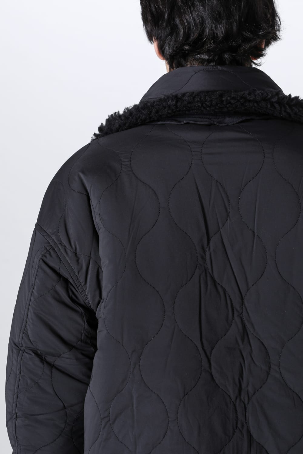 リバーシブル ボア ジャケット