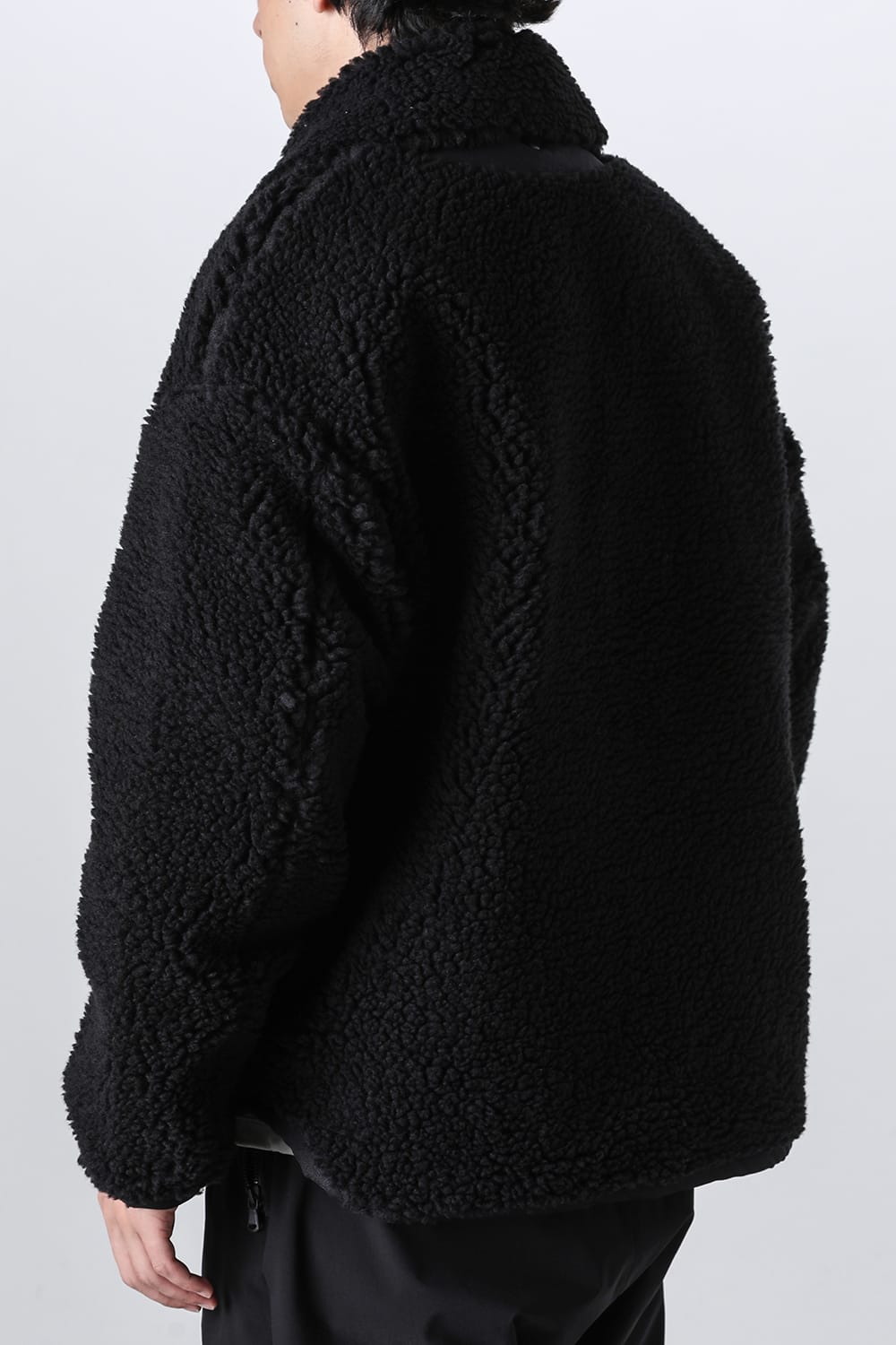 リバーシブル ボア ジャケット