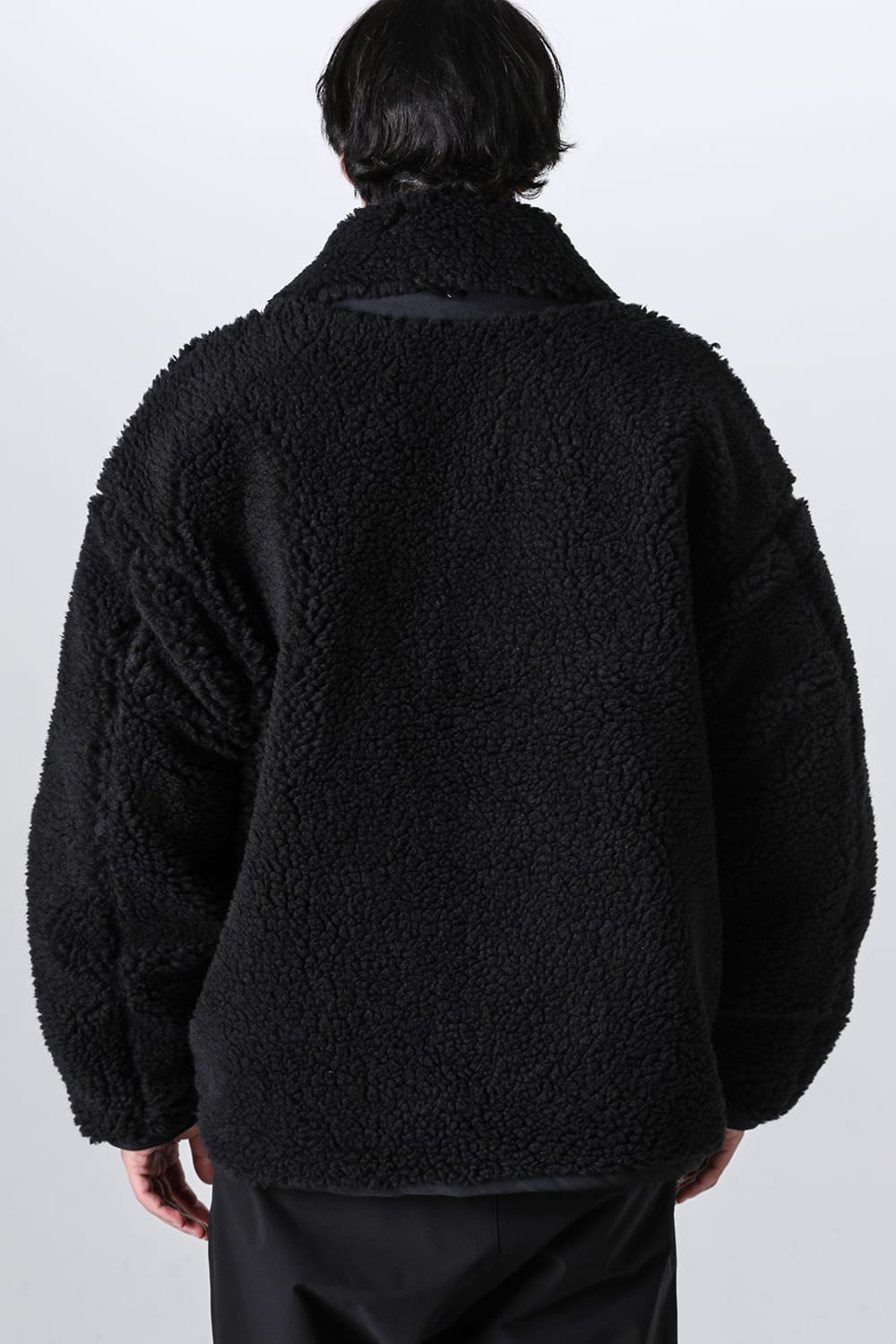 リバーシブル ボア ジャケット