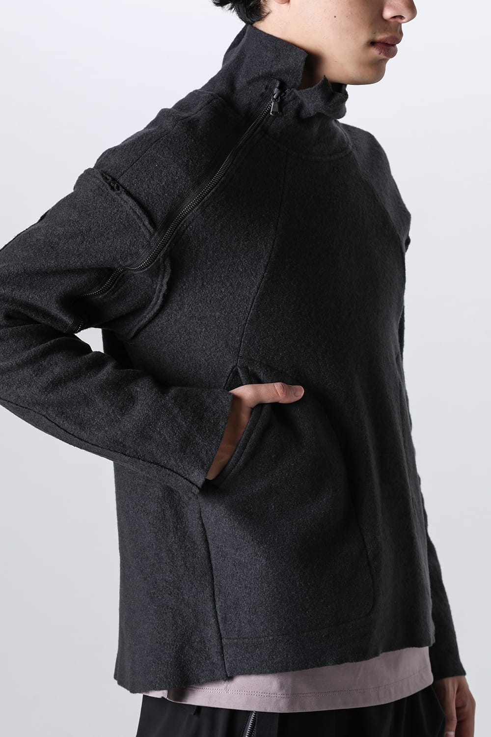 Fulling Pullover Jacket Gray