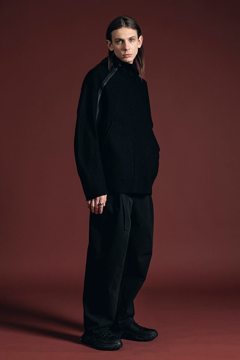 Fulling Pullover Jacket Black