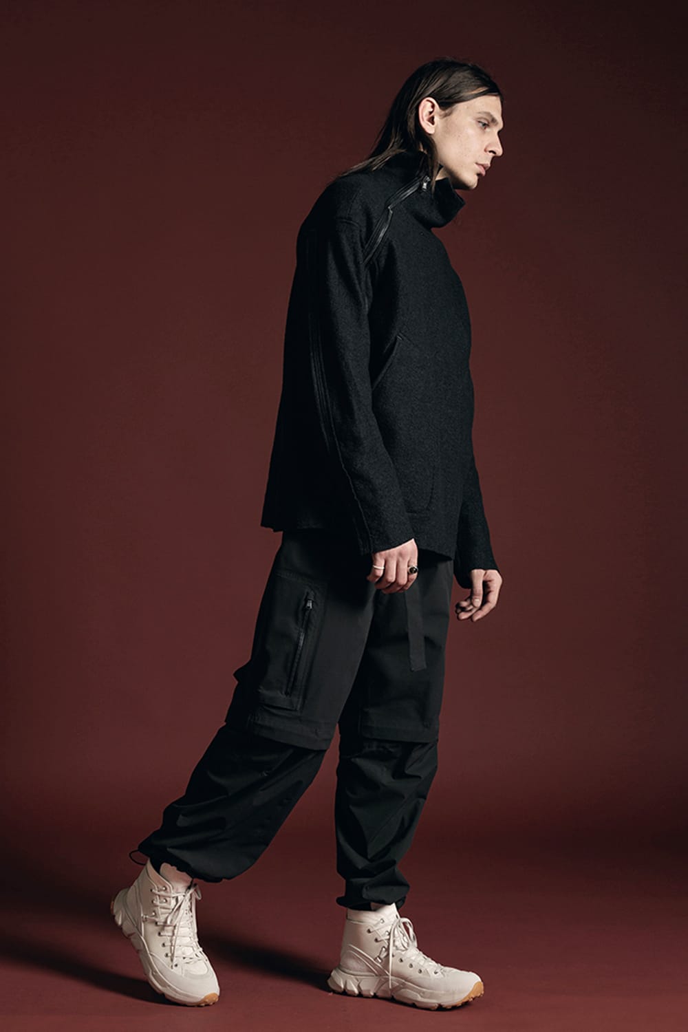 Fulling Pullover Jacket Gray